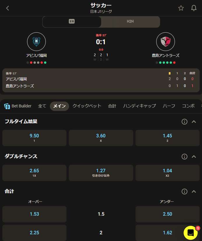 スポーツベット